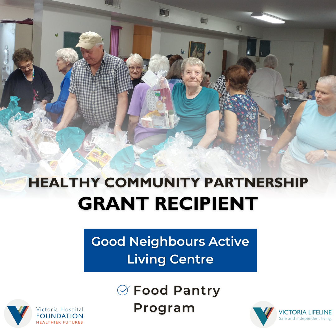 Group of older adults from the food pantry project