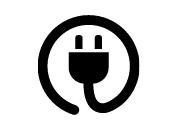 Icon of an electrical cord.