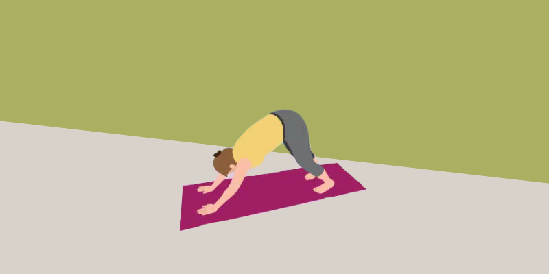 Yoga position - Downward Facing Dog