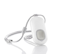 white AutoAlert fall detection button