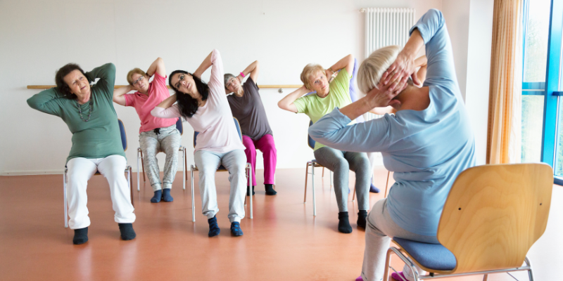 Senior yoga