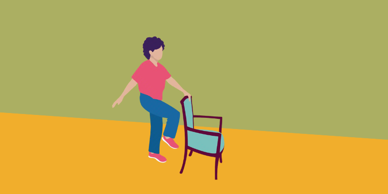 Standing-like-a-flamingo-balance-exercises Standing Like A Flamingo balance exercise